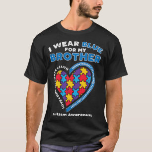 Pussel I Bära Blue för min broderljuskänslighet T Shirt