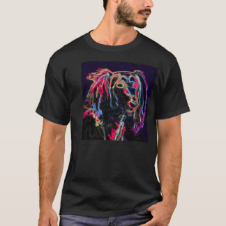 Pussel i neon tee shirt