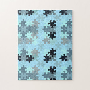 Pussel i Puzzle Blue Jigszle Puzzle