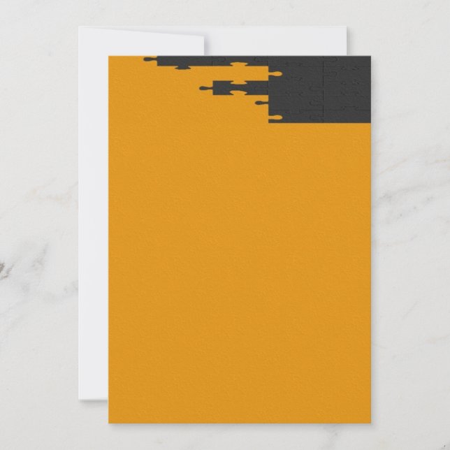 Pussel-inbjudan Inbjudningar (Framsida)