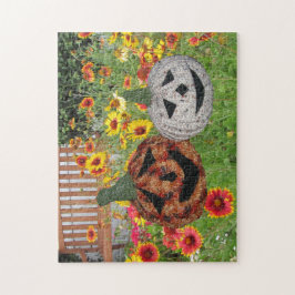 Pussel - Jack O Lanterns i blommorna