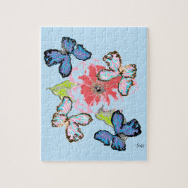 Pussel: Kärlek av fjärilar Pussel