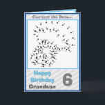 Pussel-kort för Grandson 6e Kort<br><div class="desc">Pussel-kort för farmor i 6e. Ett unikt kort och ett kort för roligt som har en koppling mellan punkterna på kortets framsida är en bild av en liten pojke och en fallskärm-ballong. Ändra ålder på kortets framsida. Vi rekommenderar att du köper MATTE-AVSLUTA så att det är lätt att slutföra pusslet...</div>