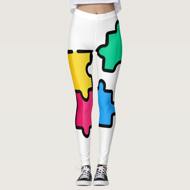 pussel leggings (Framsida)