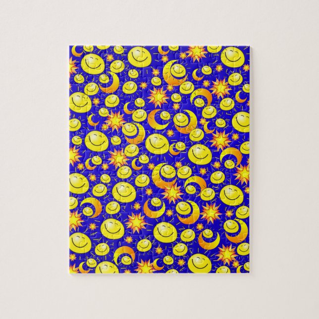 Pussel Måne Sol Stars (Vertikal)