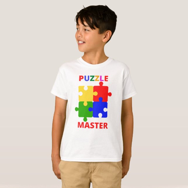 Pussel Master T Shirt (Hel framsida)