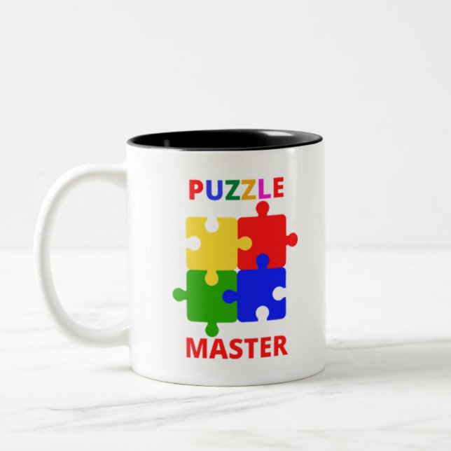 Pussel Master Två-Tonad Mugg (Vänster)