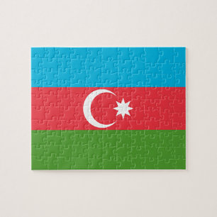 Pussel med Flagga av Azerbajdzjan