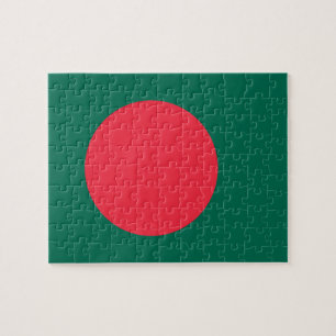 Pussel med Flagga av Bangladesh