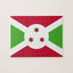 Pussel med Flagga av Burundi