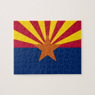 Pussel med Flagga av delstaten Arizona