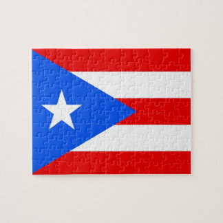 Pussel med Flagga av delstaten Puerto Rico