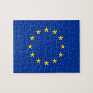 Pussel med Flagga av Europeiska unionen