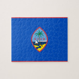 Pussel med Flagga av Guam