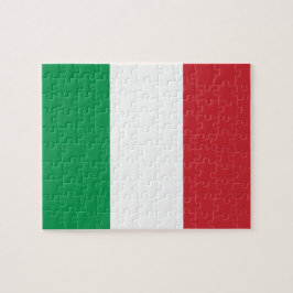 Pussel med Flagga av Italien