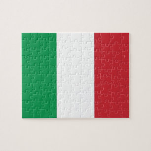 Pussel med Flagga av Italien