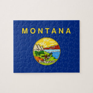 Pussel med Flagga av Montana-staten