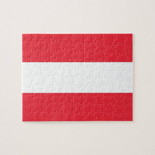 Pussel med Flagga av Österrike