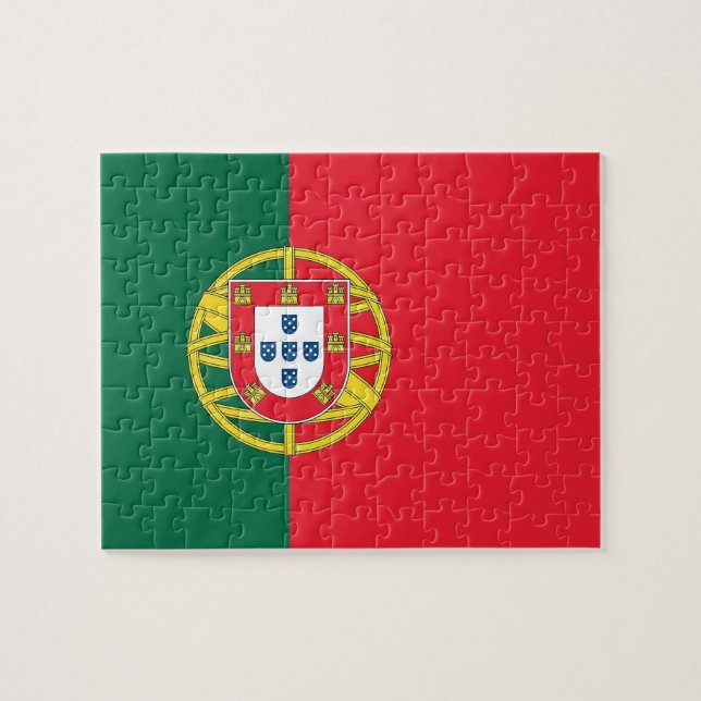 Pussel med Flagga av Portugal (Horisontell)