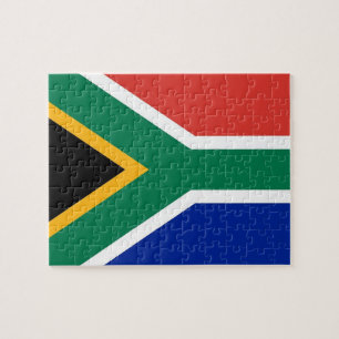 Pussel med Flagga av syd-Afrikan