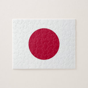 Pussel med Flagga från Japan