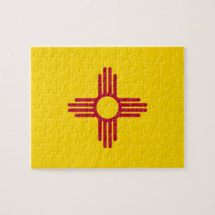 Pussel med Flagga i New mexico