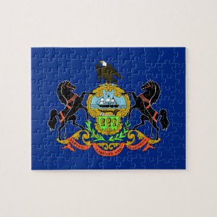 Pussel med Flagga i Pennsylvania-staten