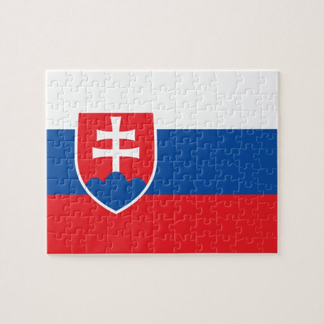 Pussel med Flagga i Slovakien (Horisontell)
