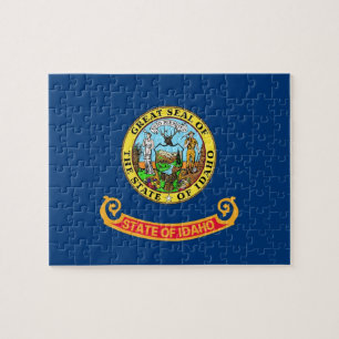 Pussel med Flagga Idaho-staten