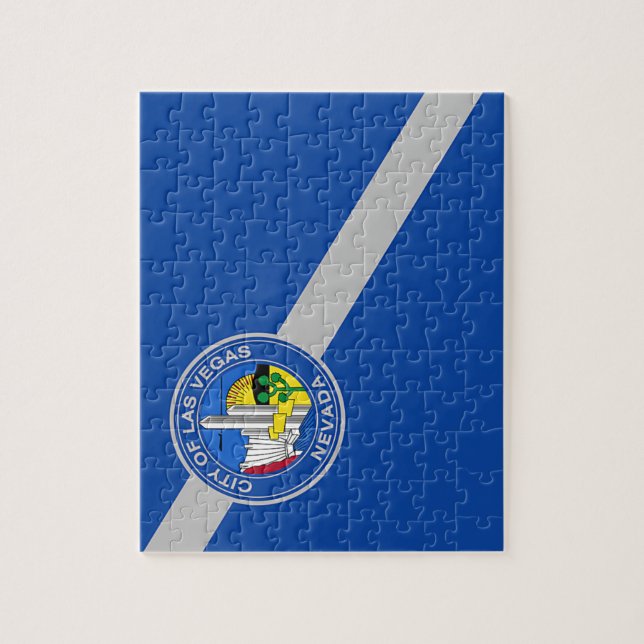 Pussel med Flagga Las Vegas City (Vertikal)