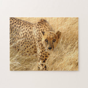 Pussel med Gift Box/Cheetah