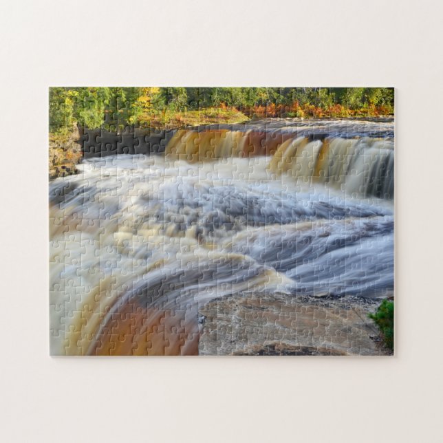 Pussel med Gift box/Waterfalls (Horisontell)