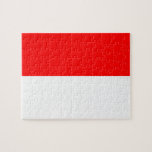Pussel med Indonesien Flagga<br><div class="desc">Gratulerar till er beundran för Indonesien med detta patriotiska pussel som har den djärva och symboliska nationella flagga! Detta öga-fångande pussel visningar stolt Indonesiens röda och vita flagga, där rött symboliserar mod och vita står för renhet. Den minimalistiska och slående utformningen fångas upp på ett vackert sätt på varje puzzel...</div>