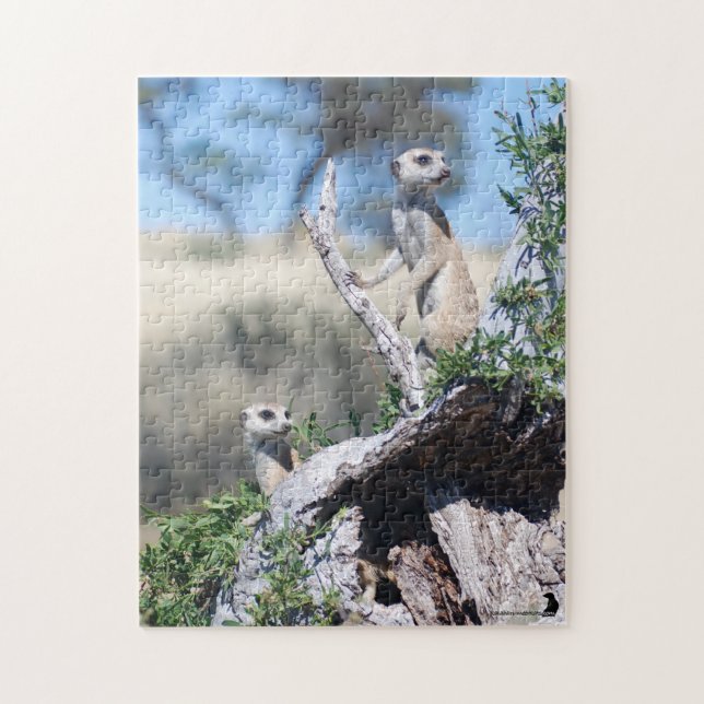 Pussel - Meerkat vaktposter (Vertikal)