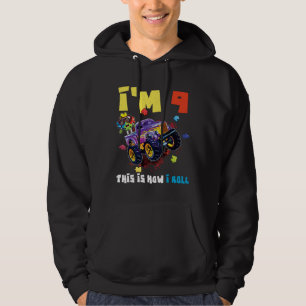Pussel Monster Lastbil Ålder 9 Born Autism - medve Hoodie