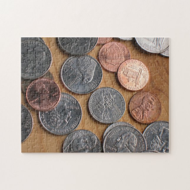 Pussel - Mynt (Horisontell)