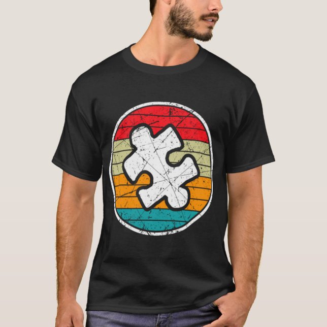 Pussel om autism - garanti för neurologisk mångfal t shirt (Framsida)