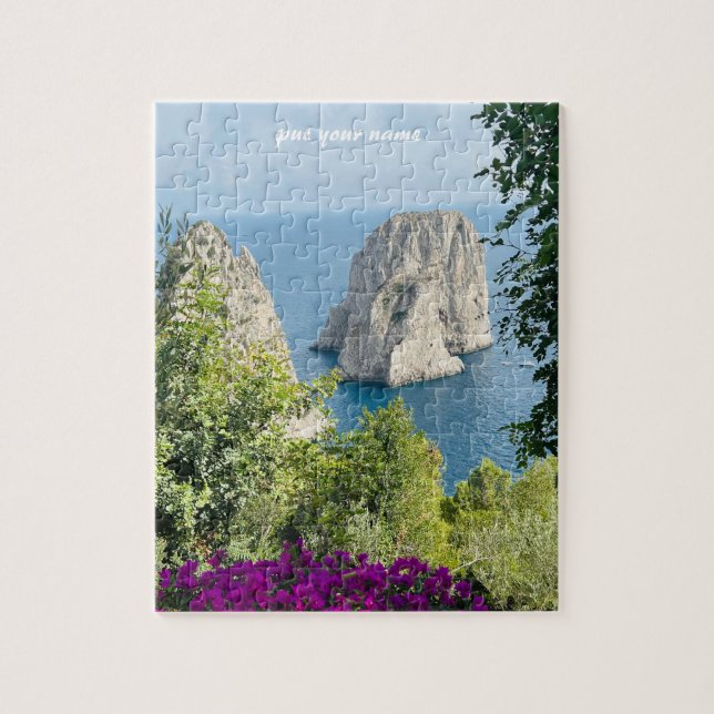 Pussel om Monte Solaro Capri, Italien (Vertikal)
