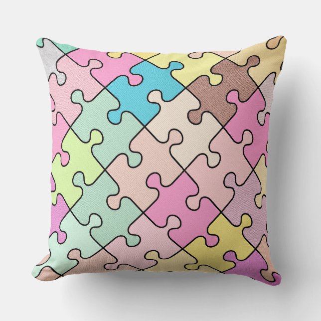 Pussel Pillow Kudde (Framsida)