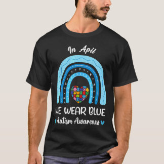 Pussel Rainbow i april... Vi Bäror Blue Autism Awa T Shirt