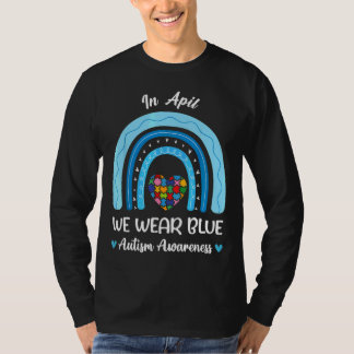Pussel Rainbow i april... Vi Bäror Blue Autism Awa T Shirt