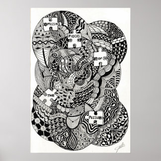 Pussel saknas Biet Poster