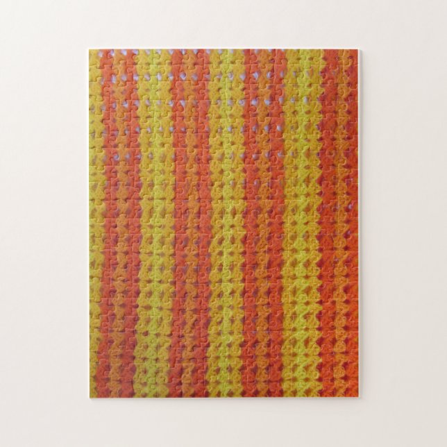 Pussel - Snäckor för Orange i Crochet (Vertikal)