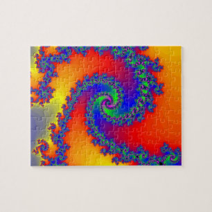 Pussel: Spiral Fractal design Pussel