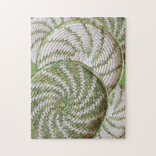 Pussel - Spiral i Crochet (Vertikal)