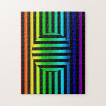 Pussel - strimlad optisk bild