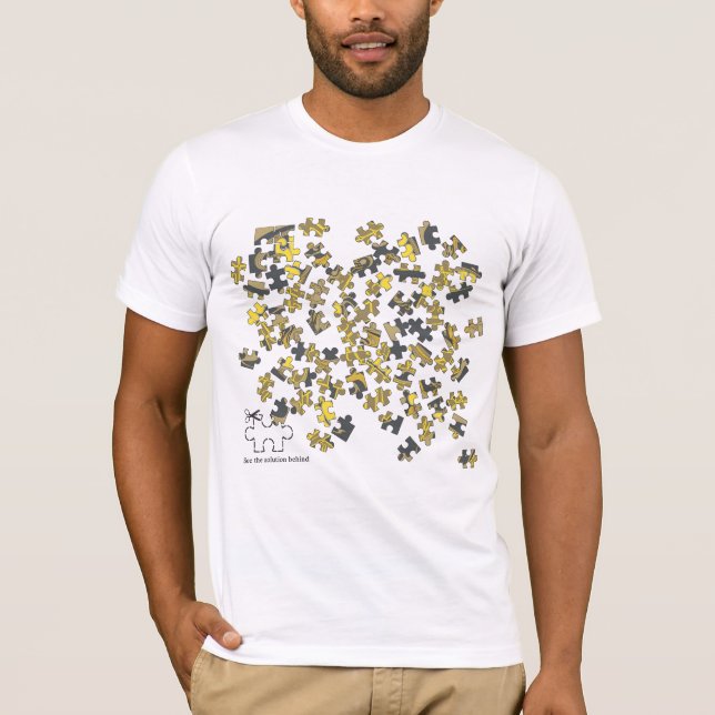 Pussel Tee Shirt (Framsida)