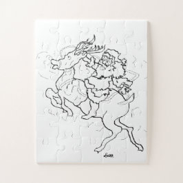 Pussel: Tomte & Rudolf Pussel