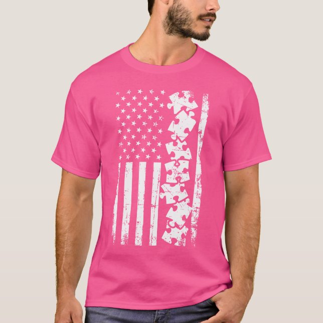 Pussel USA T Shirt (Framsida)