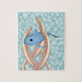 Pussel - valssimning genom gräs